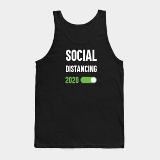 Social Distancing 2020 On Tank Top